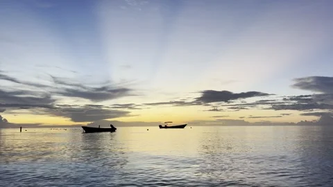 Sunset sea Providence Vidéo 254640649