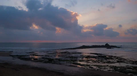 Sunset at Sea. Seascape. Видео 51670718