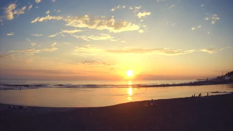 Sunset sea timelapse Video stock 91890712
