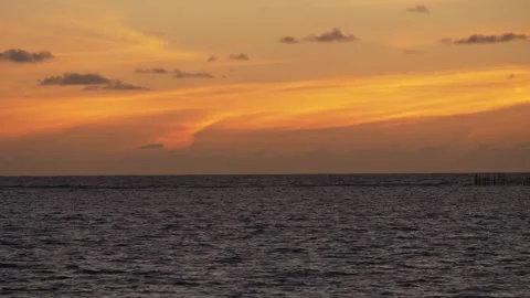 Sunset sea Timelapse Stock Footage 219122061