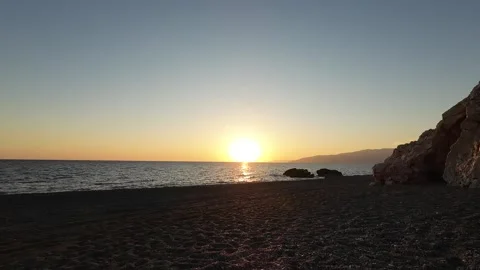 Sunset on the sea. Turkey Stock Footage 299902364