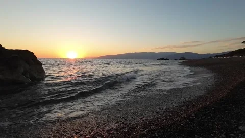 Sunset on the sea. Turkey Stock Footage 299902457