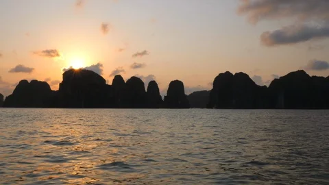 Sunset at the sea in Vietnam. 스톡 동영상 110718236