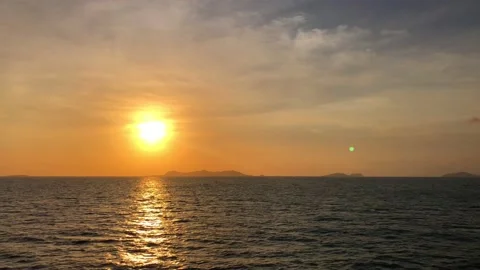 Sunset at sea2 Stock Footage 152160703