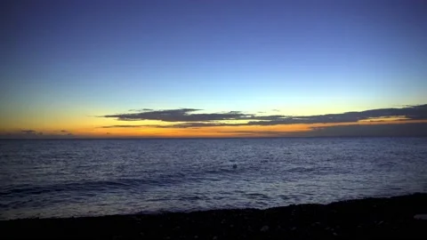 Sunset  of the sean in jamaica Video stock 167953379