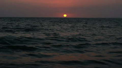 Sunset. Seascape. 스톡 동영상 22798763