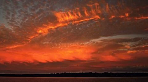 Sunset Seascape. Foto stock