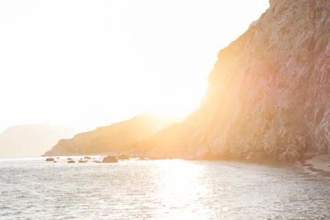 Sunset seascape Stock Photos