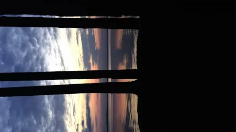Sunset on the seashore, sunset on the shore of a large lake Stock Footage 238687618