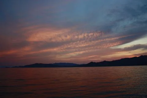 Sunset seaside in Turkey Stock Photos