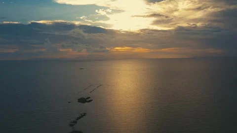 Sunset on See 库存影片 278135681