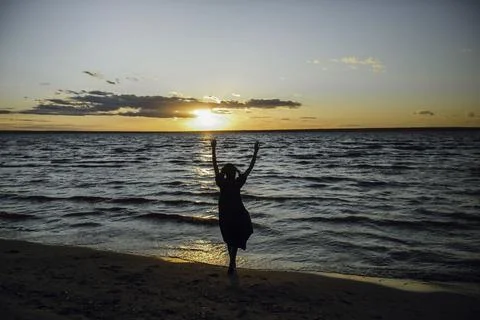 Sunset Serenity Stock Photos