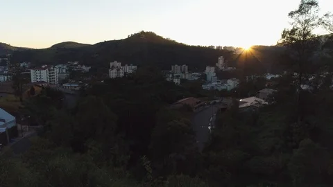 Sunset in Serra Negra Stock Footage 113347517