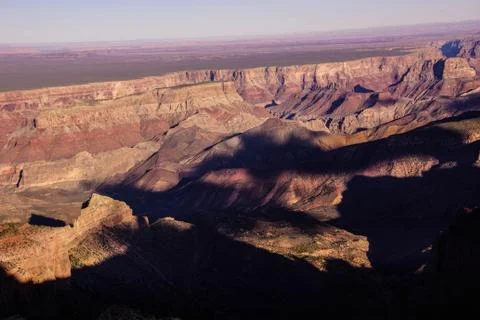 Sunset shadows Stock Photos