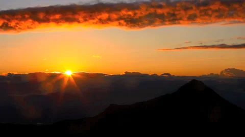 Sunset at Shiga Kogen Vidéo 331985422