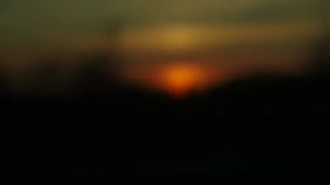 Sunset shooting from the side window Stock Footage 171635116
