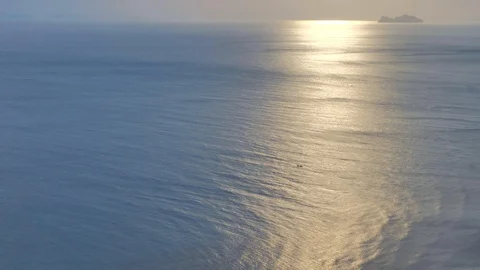 Sunset shore Stock Footage 129318791