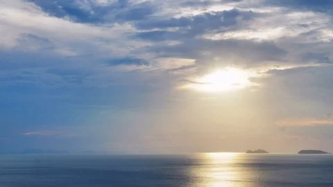 Sunset shore Stock Footage 129323085