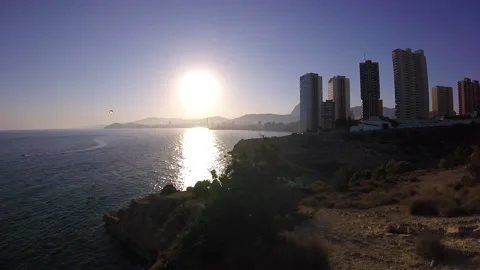 Sunset sierra helada benidorm Vidéo 158546801