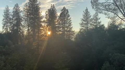 Sunset in Sierra Nevada Stock Footage 168858930