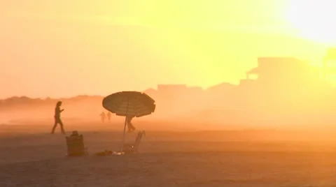 Sunset Silhouette 動画素材 10588552