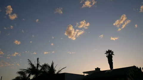 Sunset Silhouette  Time Lapse Stock Footage 198225565