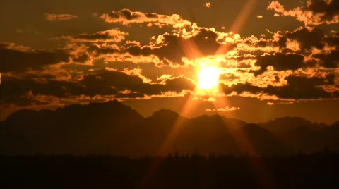 Sunset silverdale Video stock 500204