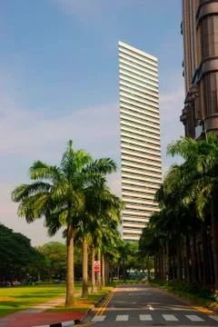 Sunset in singapore Stock Photos