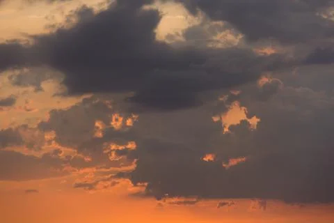 The sunset sky 4 Foto stock