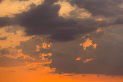 The sunset sky-5 Foto stock