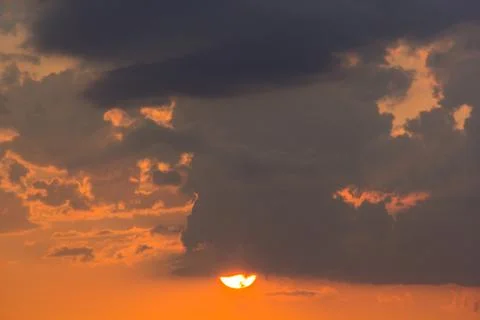 The sunset sky 6 Stock Photos