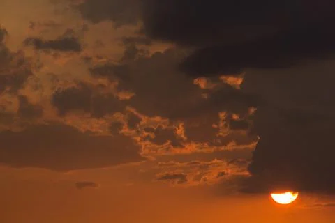 The sunset sky 7 Stock Photos