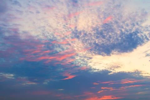 Sunset sky abstract for background Stock Photos