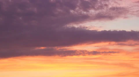 Sunset. sky and clouds timelapse Stock Footage 25622898