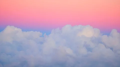 Sunset sky and moving clouds. Stock Footage 144210008