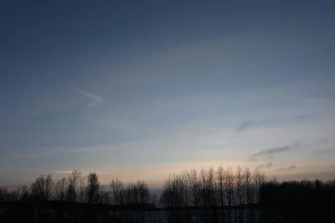 Sunset sky for background. amazing panoramic sunrise or sunset sky. sky scene Stock Photos