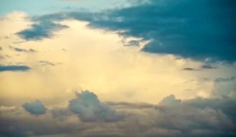 Sunset Sky Background Stock Photos