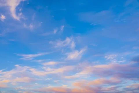 Sunset sky background Stock Photos
