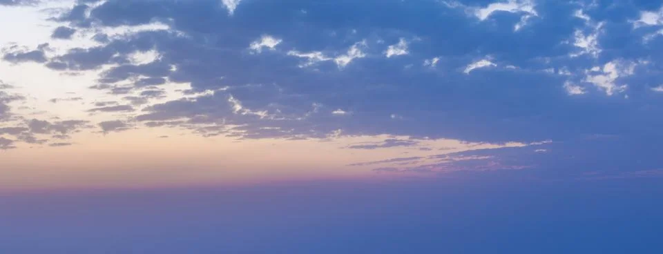 Sunset sky background Stock-Fotos