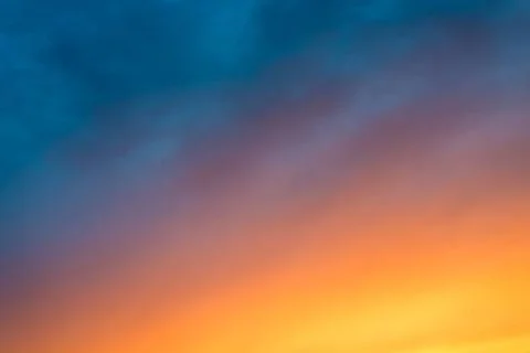  Sunset sky background Sunset sky background - abstract pastel watercolor ... Foto stock
