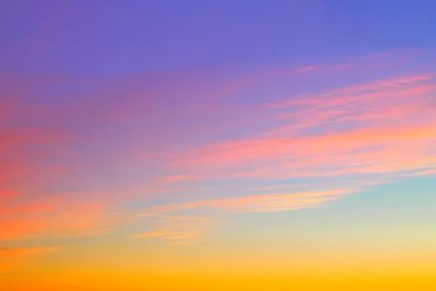 Sunset sky backgrounds for 3D rendering Foto stock