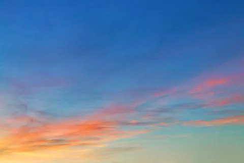 Sunset sky backgrounds Foto stock