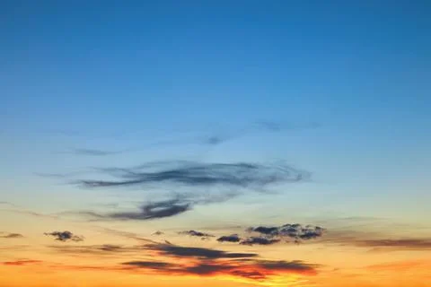 Sunset sky backgrounds Stock Photos