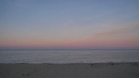 Sunset Sky on Beach B Continuous Sequence Pt2 of 40 Stock Footage 240521299