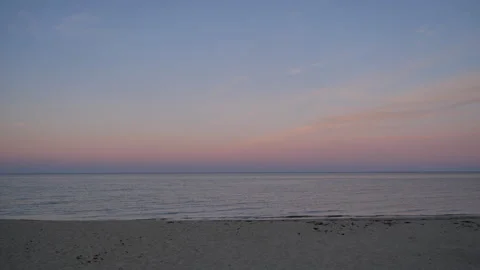 Sunset Sky on Beach B Continuous Sequence Pt5 of 40 Stock Footage 240523215