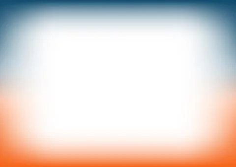 Sunset Sky Blue Orange Copyspace Background Stock Illustration
