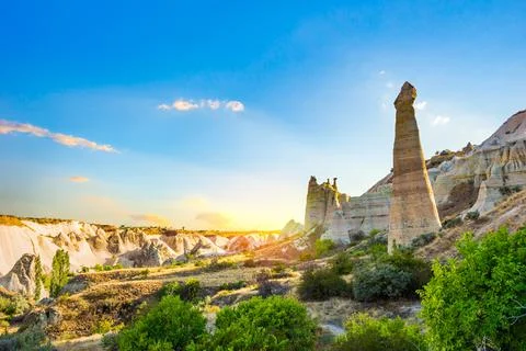 Sunset sky in Cappadocia Stock Photos
