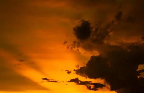 Sunset sky with cloud Foto stock