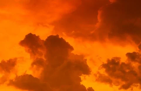 Sunset sky with cloud Stock Photos