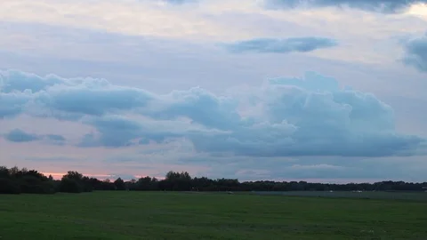 Sunset sky. Clouds and light Stock Footage 119870669